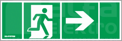 PIKTOGRAM 100x300 Piktogram STRZAŁKA W PRAWO
