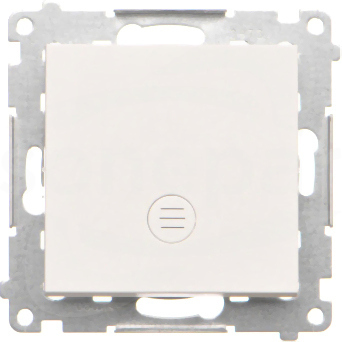 SIMON55 10AX biały mat LED ŁĄCZNIK SCHODOWY PODŚWIETLANY