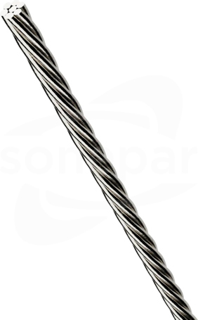 COPPER ROPE TINNED CLASS 2 1X35 Przewód uziemiający miedziany