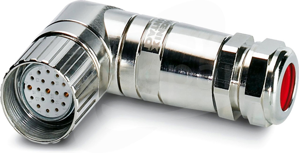 V-RC/TWUM 13/KVD13/LBL 16+3 M23 19P Wtyk żeński kątowy