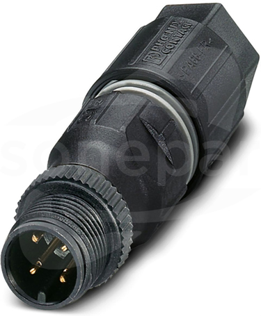 SACC-M12MS-4QO-0,75 M12 4P Wtyk męski prosty