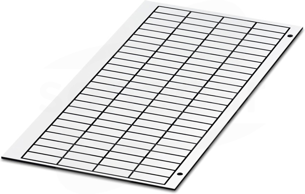 GPE 20x7 WH Płytka szyldów