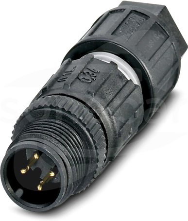 SACC-M12MS-4QO-0,34 M12 4P Wtyk męski prosty