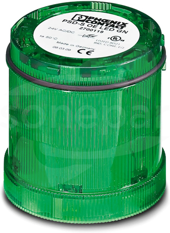 PSD-S OE LED GN Element zielony