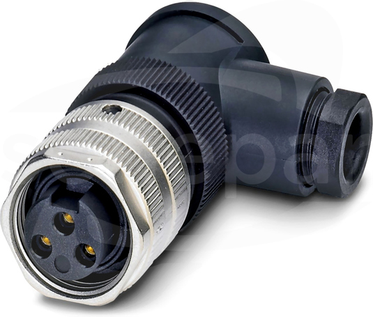 SACC-MINFR-3CON-PG9 7/8 3P Wtyk żeński kątowy
