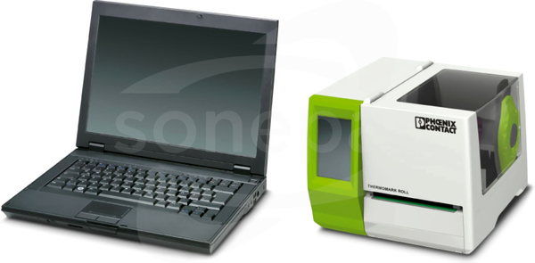 THERMOMARK ROLL SET EN Drukarka+notebook
