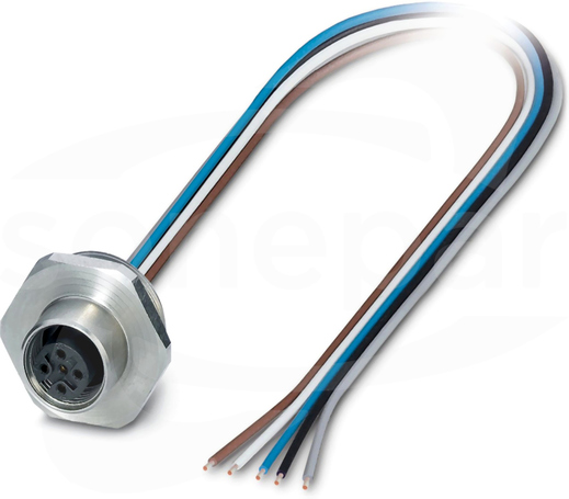 SACC-E-M12FS-4CON-M20/0,5 Gniazdo