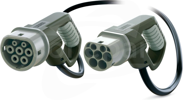 EV-T2M3PC-1AC20A-5,0M2,5ESBK00 Kabel ładujący AC