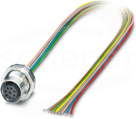 SACC-DSI-M12FS-8CON-PG9/0,5 VA Przepust ścienny