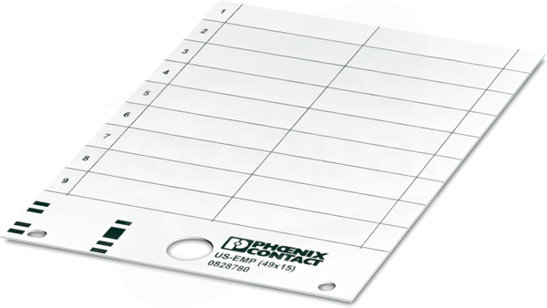 US-EMP (49x15) Szyld zapadkowy