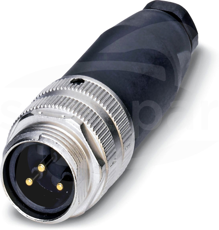 SACC-MINMS-3CON-PG 9 7/8 3P Wtyk męski prosty