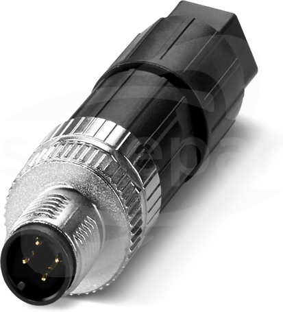 SACC-M12MS-4PL M M12 4P Wtyk męski prosty