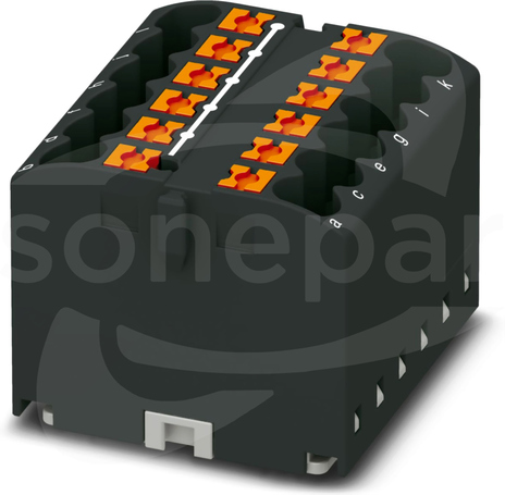 PTFIX 12x2,5 BK Blok rozdzielczy