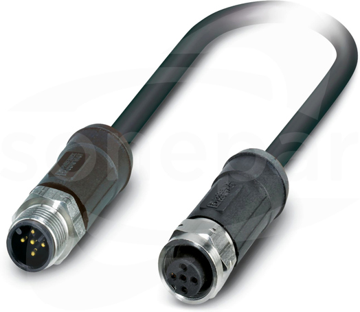 SAC-5P-M12MS/5,0-92X/M12FSSHOD Przewód czujnikowy