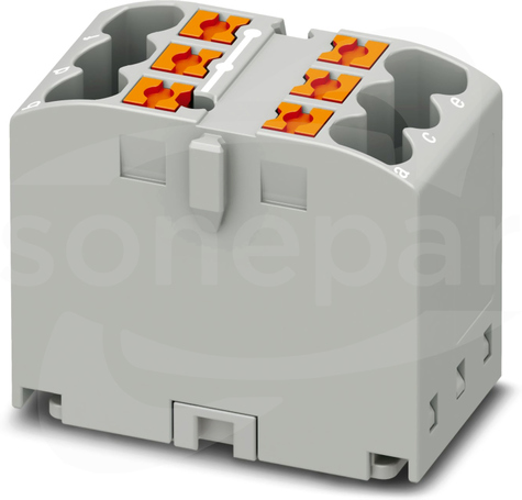 PTFIX 6X2,5 GY Blok rozdzielczy
