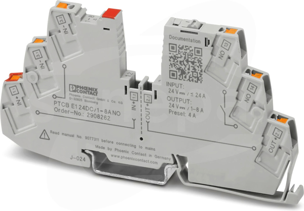 PTCB E1 24DC/1-8A NO Wyłącznik elektroniczny zabezpieczający