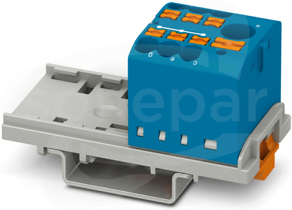 PTFIX 6/6x2,5-NS35 BU Blok rozdzielczy