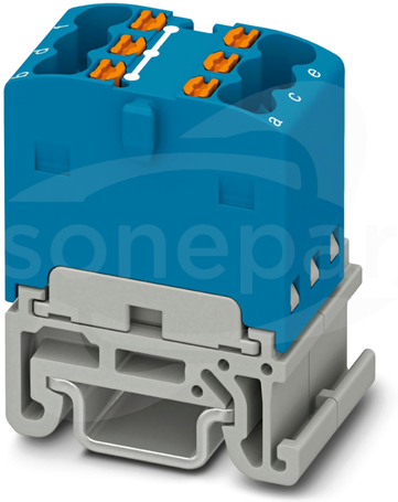 PTFIX 6x1,5-NS15A BU Blok rozdzielczy