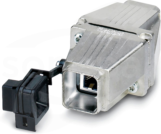 VS-PPC-J-1-RJ45-MNBK Łącznik RJ45