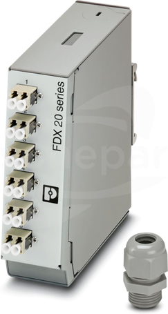 FOC-FDX20-PP-LCD6-OM2-PT9 Światłowodowa skrzynka rozdzielcza