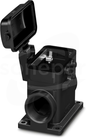 HC-EVO-B10-SHFDC-2SSM32-PLRBK Obudowa do złącz przemysłowych