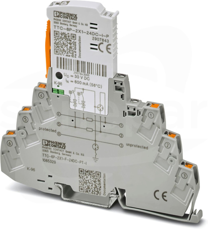 TTC-6P-2X1-F-24DC-PT-I Urządzenie z ochroną przed przepięciami