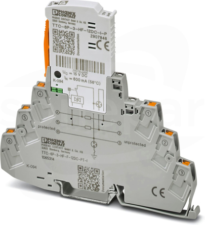 TTC-6P-3-HF-F-12DC-PT-I Urządzenie z ochroną przed przepięciami