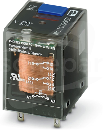 REL-IR-BL/L-125DC/2X21 Przekaźnik miniaturowy