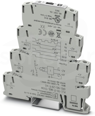 PLC-TR-1T-MUL-300M Przekaźnik czasowy
