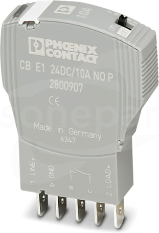 CB E1 24DC/10A NO P Elektroniczne wyłączniki zabezpieczające