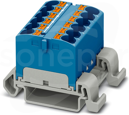PTFIX 12X4-NS35A BU Blok rozdzielczy