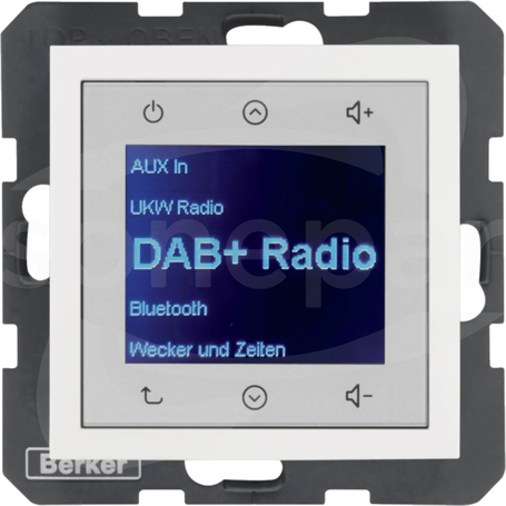 B.x biały połysk Radio Touch DAB+