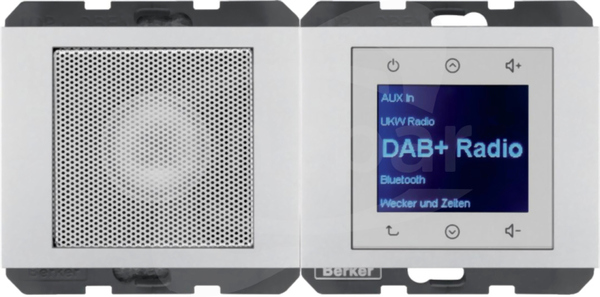 K.5 Radio Touch DAB+ BT z głośnikiem aluminium Radio dotykowe