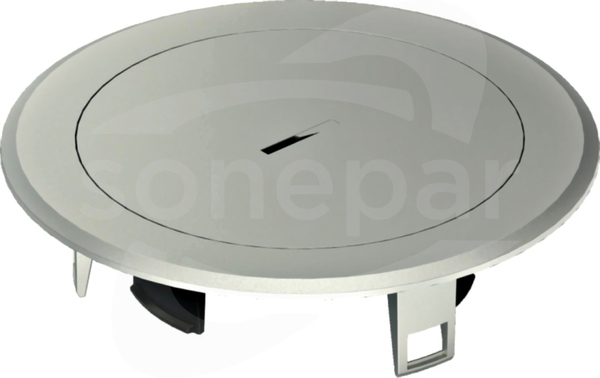 VE-EE R02 metal srebro Puszka podłogowa
