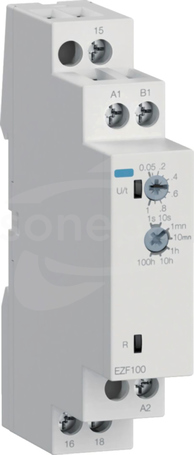 EZF100 24-230VAC/DC 8A/250V Przekaźnik czasowy opóźn.wył