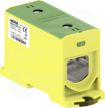OTL300 1xAl/Cu 95-300mm2 1000VAC/1500VDC żółto-zie Zacisk uniwersalny 1 tor