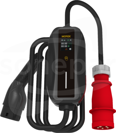 EVSE 11kW adapter 3P16A CEE 5,5m złącze typu 2 Mobilna stacja ładowania pojazdów