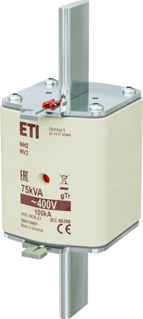 NH2 108A gTr 400V 75kVA Wkładka bezpiecznikowa