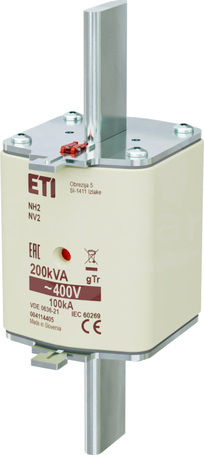 NH2 289A gTr 400V 200kVA Wkładka bezpiecznikowa