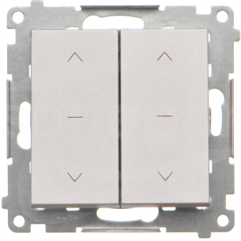 SIMON55 10A aluminium mat Łącznik żaluzjowy