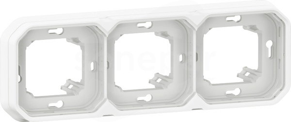 Nowe PLEXO IP55 biały Ramka 3-krotna