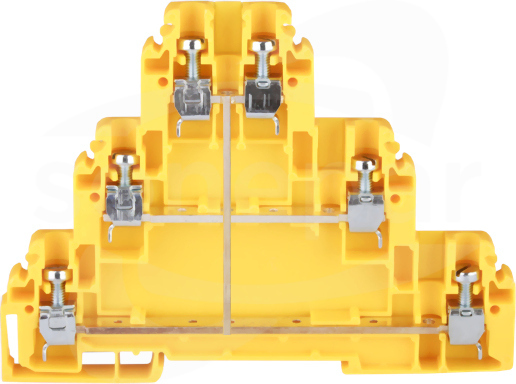 ZG-G/31/E0 żółty Złączka 3-piętrowa TS35