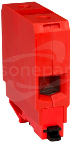 ZG-G120 czerwony Złączka 1-torowa TS32/TS35