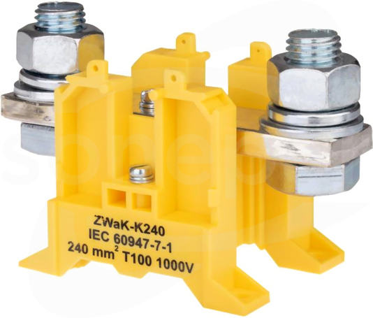 ZWaK-K240 żółty Złączka 1-torowa