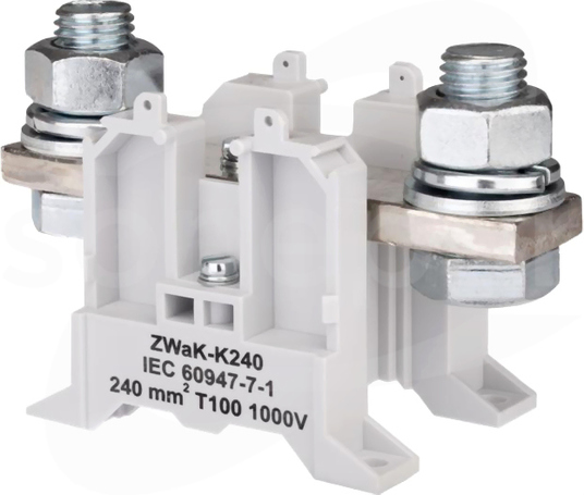 ZWaK-K240 szary Złączka 1-torowa