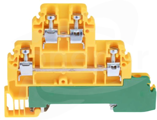 ZG-G4 PE/L/N Złączka 3-piętrowa TS35
