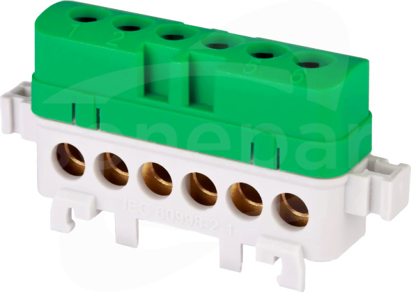 LPI-6 6x16mm2 ziel/szary Listwa przyłączeniowa izol.
