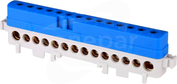 LPI-14 14x16mm2 nieb/szary Listwa przyłączeniowa izol.