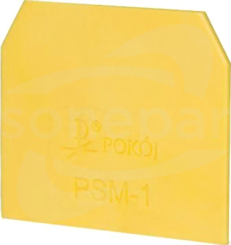 PSM-1 żółty Płytka skrajna
