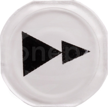 DLAS21 strzałka.czar/tło bia Oznacznik napędu